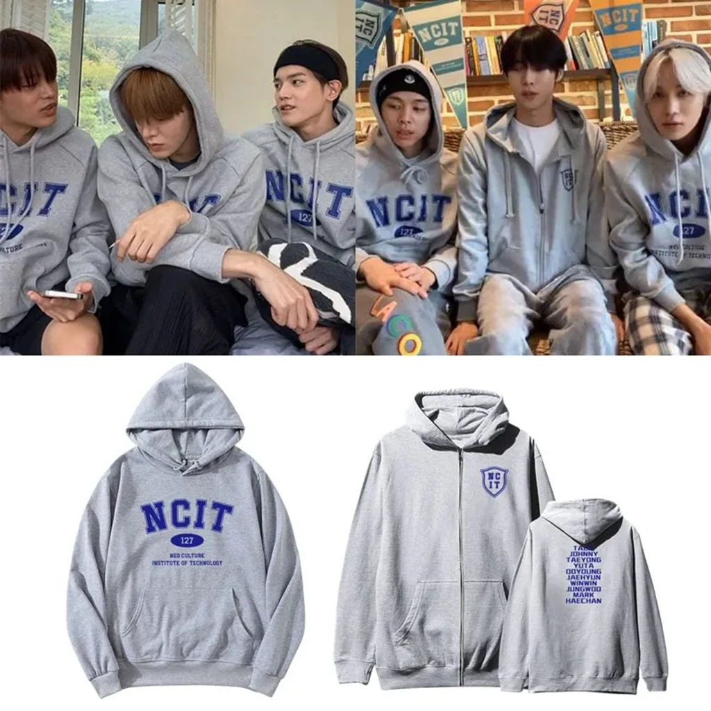 Толстовка NCT127 с капюшоном ncit Kpop, рубашка с капюшоном на молнии, женская одежда y2k, уличная одежда, свободные Модные свитшоты, кардиган, куртка
Толстовка NCT127 с капюшоном ncit Kpop, рубашка с капюшоном на молнии, женская одежда y2k, уличная одежда, свободные Модные свитшоты, кардиган, куртка