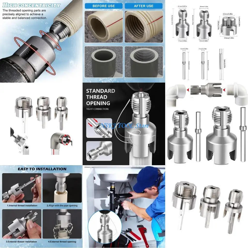 L8RC Compact Portable Threading Tool Easy Storage for Pipes Repair Applications
L8RC Compact Portable Threading Tool Easy Storage for Pipes Repair Applications