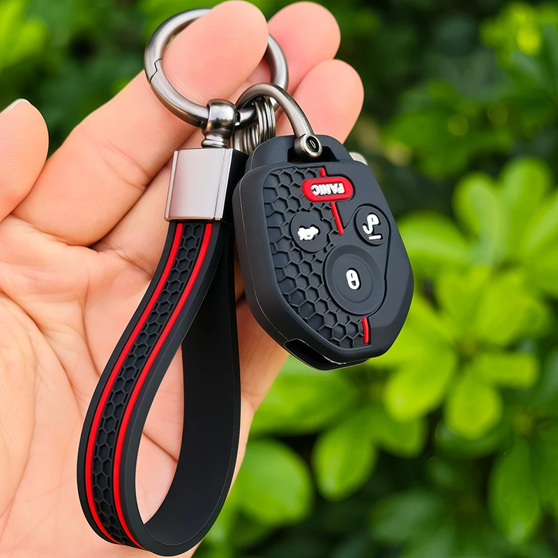 Keychain 4Button Silicone Car Remote Key Cover for Subaru Legacy Tribeca Impreza Forester Xv Soft Shell Fob Skin Jacket Protect
Keychain 4Button Silicone Car Remote Key Cover for Subaru Legacy Tribeca Impreza Forester Xv Soft Shell Fob Skin Jacket Protect