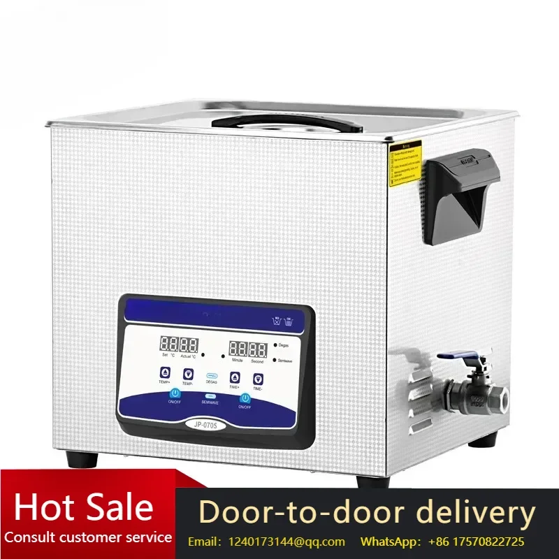 JP-070S 20L Lab Sonic Cleaner - Ultrasonic Parts Cleaner with Digital Timer and Heater for Diamond and Small Dental Instruments
JP-070S 20L Lab Sonic Cleaner - Ultrasonic Parts Cleaner with Digital Timer and Heater for Diamond and Small Dental Instruments
