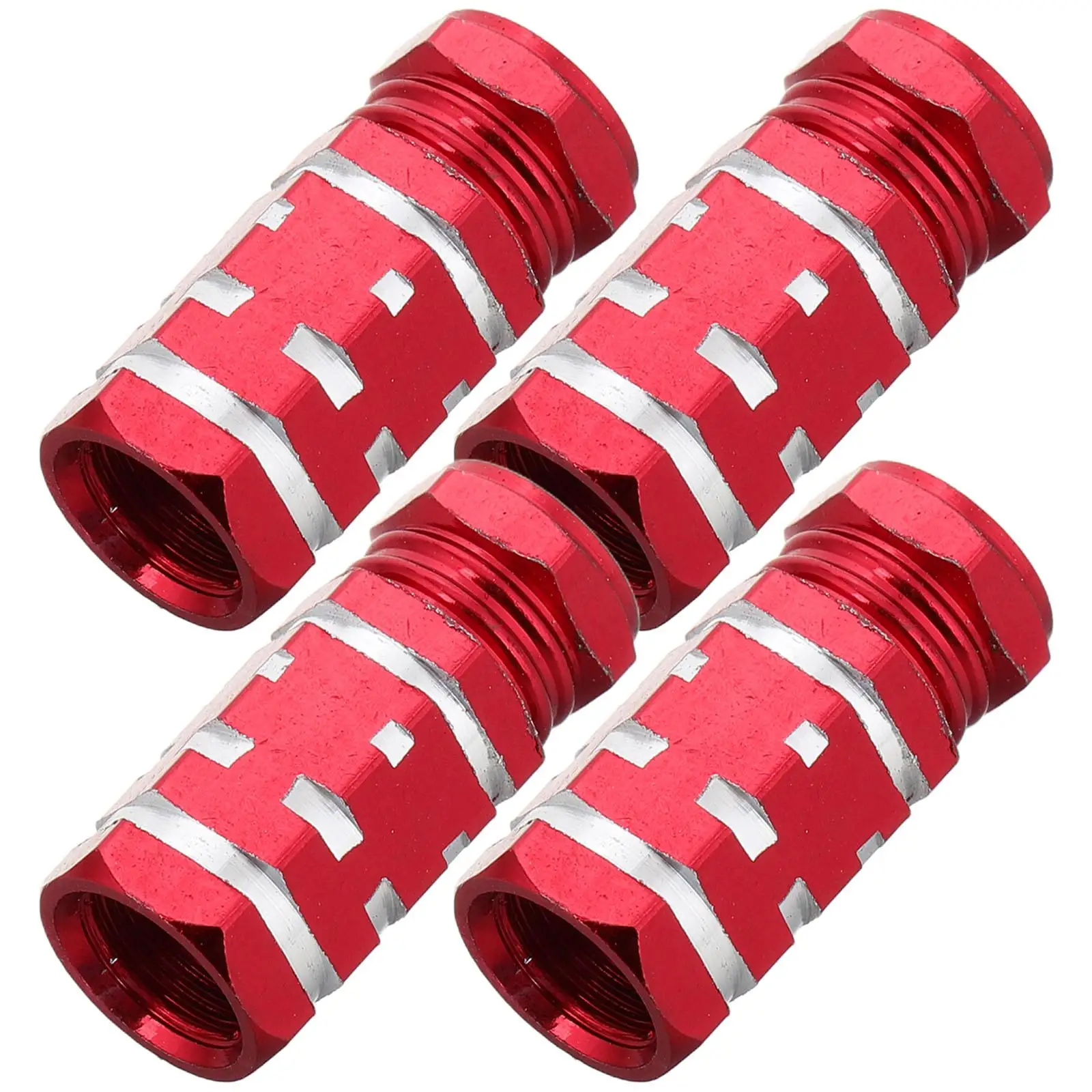 4 Pcs Valve Cap Red Tire Caps Multiple Slots Aluminum Valves on Car Tires Alloy Stem
4 Pcs Valve Cap Red Tire Caps Multiple Slots Aluminum Valves on Car Tires Alloy Stem