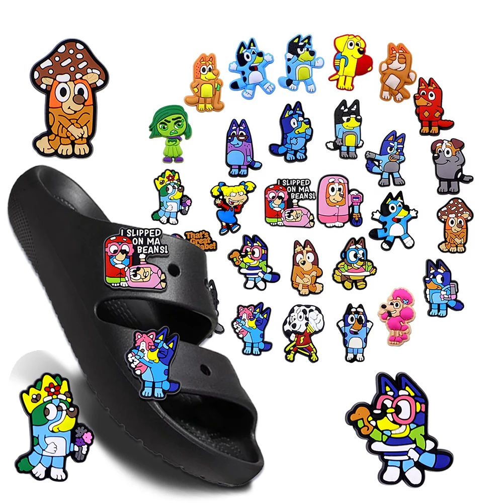 9-100PCS Blue cartoon Dog Shoe Charms Garden Shoe Accessories Buckle Fit Clogs Decaration Sandals Decorate Men Women Gif
9-100PCS Blue cartoon Dog Shoe Charms Garden Shoe Accessories Buckle Fit Clogs Decaration Sandals Decorate Men Women Gif
