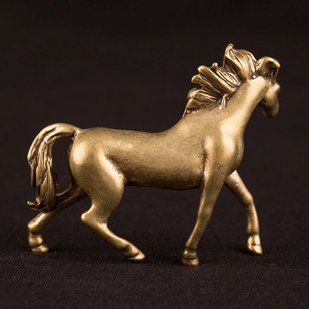2Pcs Copper Horse Statue Vintage Desktop Decoration Office Home Ornament Exquisite Creative Copper Craft Horse Table Ornament
2Pcs Copper Horse Statue Vintage Desktop Decoration Office Home Ornament Exquisite Creative Copper Craft Horse Table Ornament
