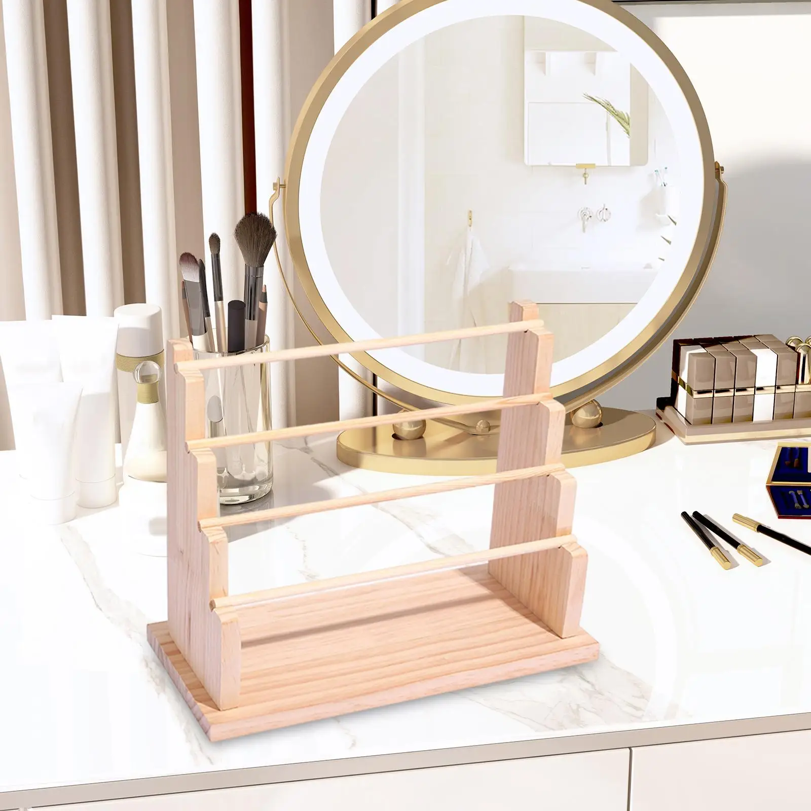 Jewelry Display Stand Gift Wood Base Bracelet Holder Stand Bracelet Storage Rack for Bedroom Photo Props Showcase Shop Dresser
Jewelry Display Stand Gift Wood Base Bracelet Holder Stand Bracelet Storage Rack for Bedroom Photo Props Showcase Shop Dresser