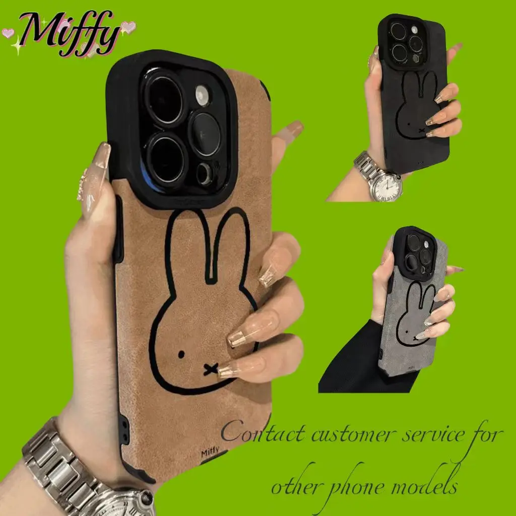 New Miffy phone case suitable for iPhone 11-16 Promax full range ins anti drop dustproof suede like cartoon protective case
New Miffy phone case suitable for iPhone 11-16 Promax full range ins anti drop dustproof suede like cartoon protective case