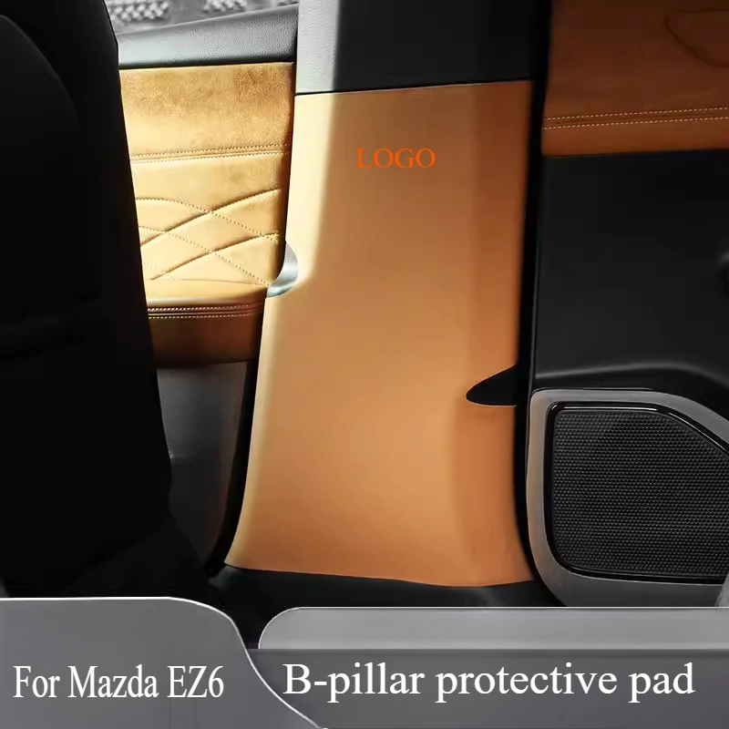 For Mazda 6e EZ6 2Pcs Car B-Pillar Protective Pad Leather Cover Anti-Collision Door Panel Decorative Trim Sticker Accessories 
For Mazda 6e EZ6 2Pcs Car B-Pillar Protective Pad Leather Cover Anti-Collision Door Panel Decorative Trim Sticker Accessories