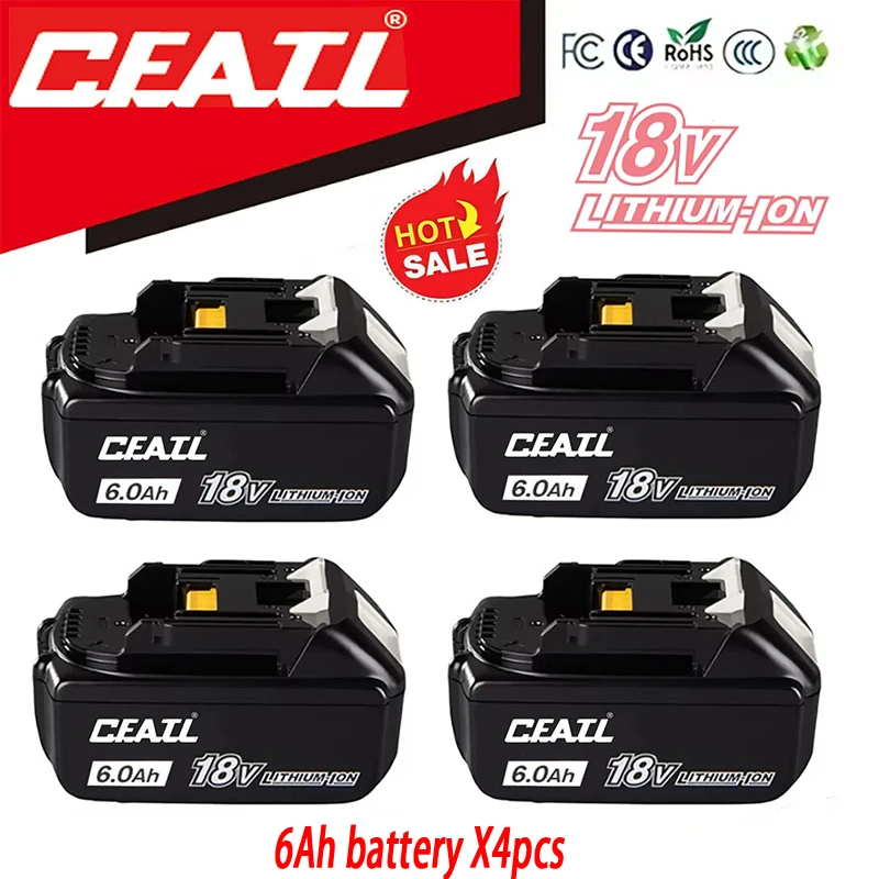 Bl1860 6Ah for Makita 18V Battery Rechargeable Power Tools Li-Ion Replacement Lxt Bl1850 Bl1840 Bl1830B with Bms
Bl1860 6Ah for Makita 18V Battery Rechargeable Power Tools Li-Ion Replacement Lxt Bl1850 Bl1840 Bl1830B with Bms