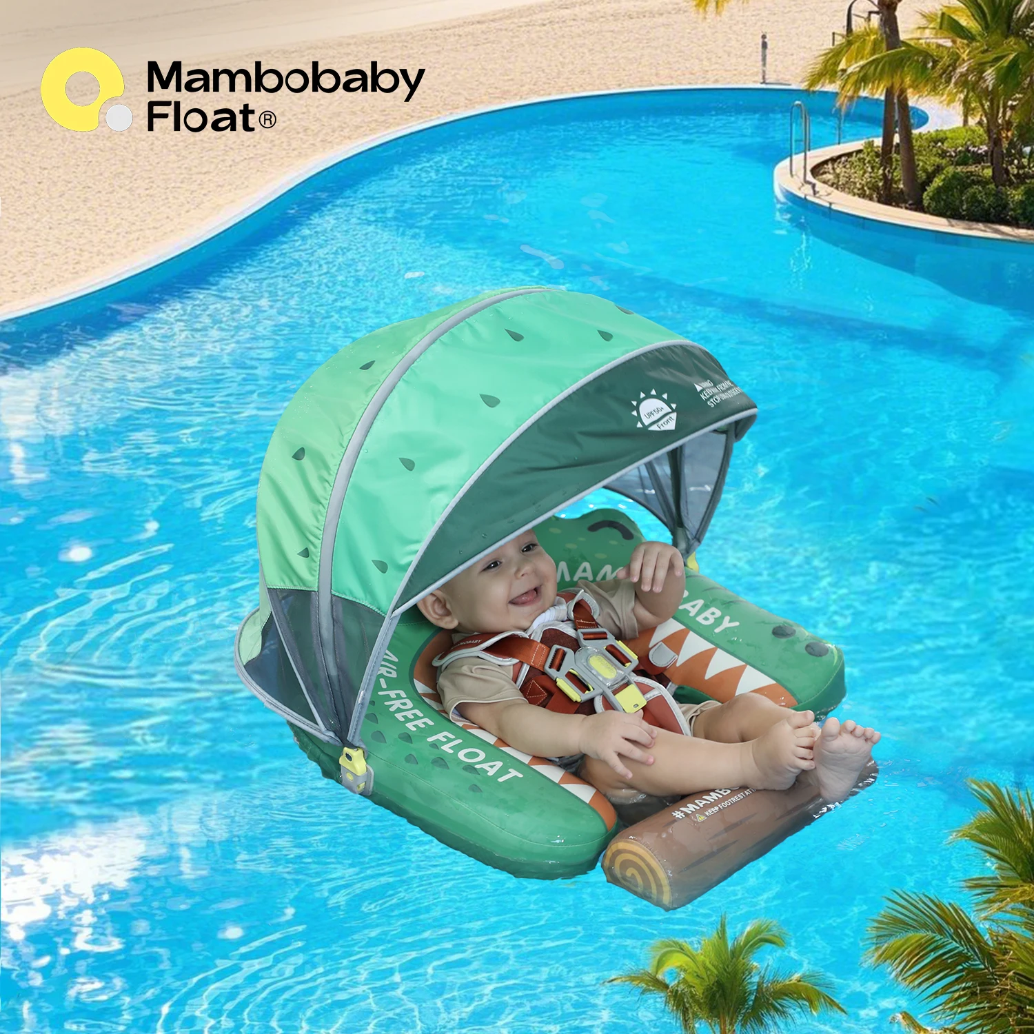 Mambobaby Float Stable and Firm Canopy Sunshade Comfort Skin-friendly Baby Swimming Ring Toddler Pool Float Infant Swimming Buoy
Mambobaby Float Stable and Firm Canopy Sunshade Comfort Skin-friendly Baby Swimming Ring Toddler Pool Float Infant Swimming Buoy