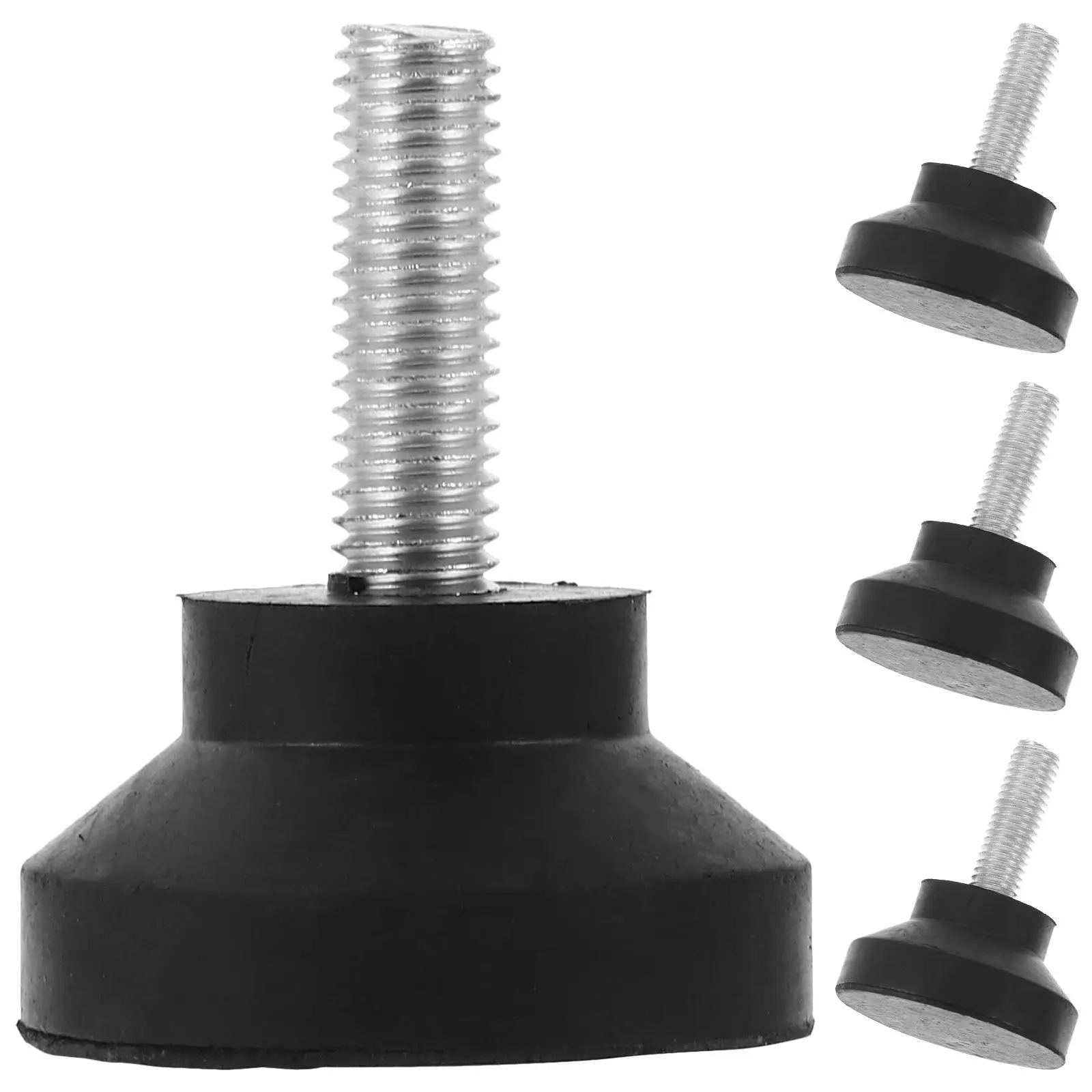 4 Pcs Rubber Shock Absorber Table Leg Levelers Adjustable Feet for Furniture Leveling Screws
4 Pcs Rubber Shock Absorber Table Leg Levelers Adjustable Feet for Furniture Leveling Screws