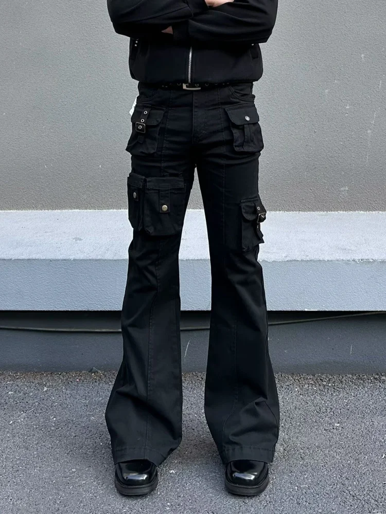2026 Cyber Y2K Streetwear Multi Pockets Black Slim Cargo Flared Jeans Pants For Men Clothing Straight Long Trousers Ropa Hombre
2026 Cyber Y2K Streetwear Multi Pockets Black Slim Cargo Flared Jeans Pants For Men Clothing Straight Long Trousers Ropa Hombre