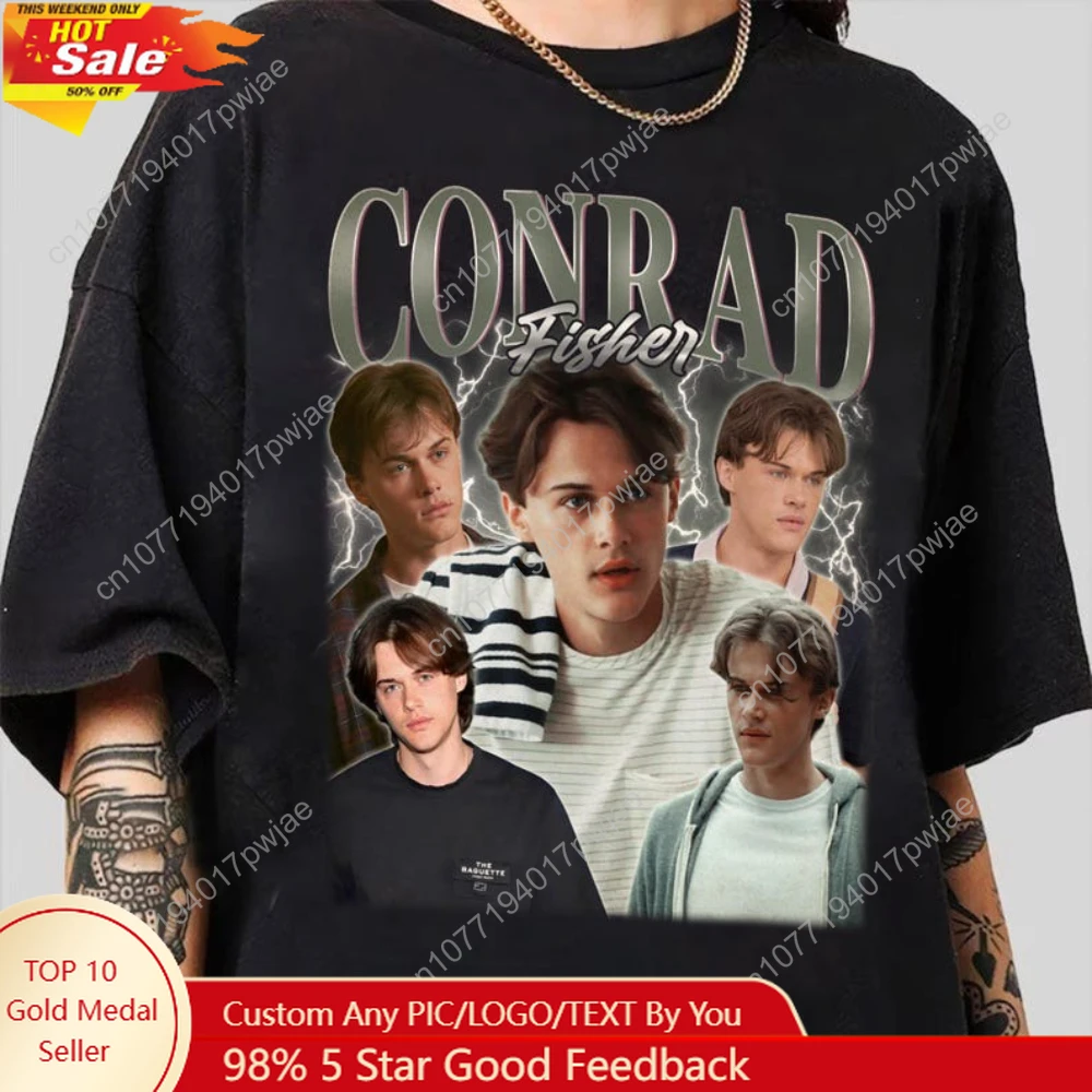 Etro Conrad Fisher T-Shirt Everyday Wear Graphic T Shirts The Summer I Turned Pretty Romance Woman Man Cotton Short-sleev
Etro Conrad Fisher T-Shirt Everyday Wear Graphic T Shirts The Summer I Turned Pretty Romance Woman Man Cotton Short-sleev