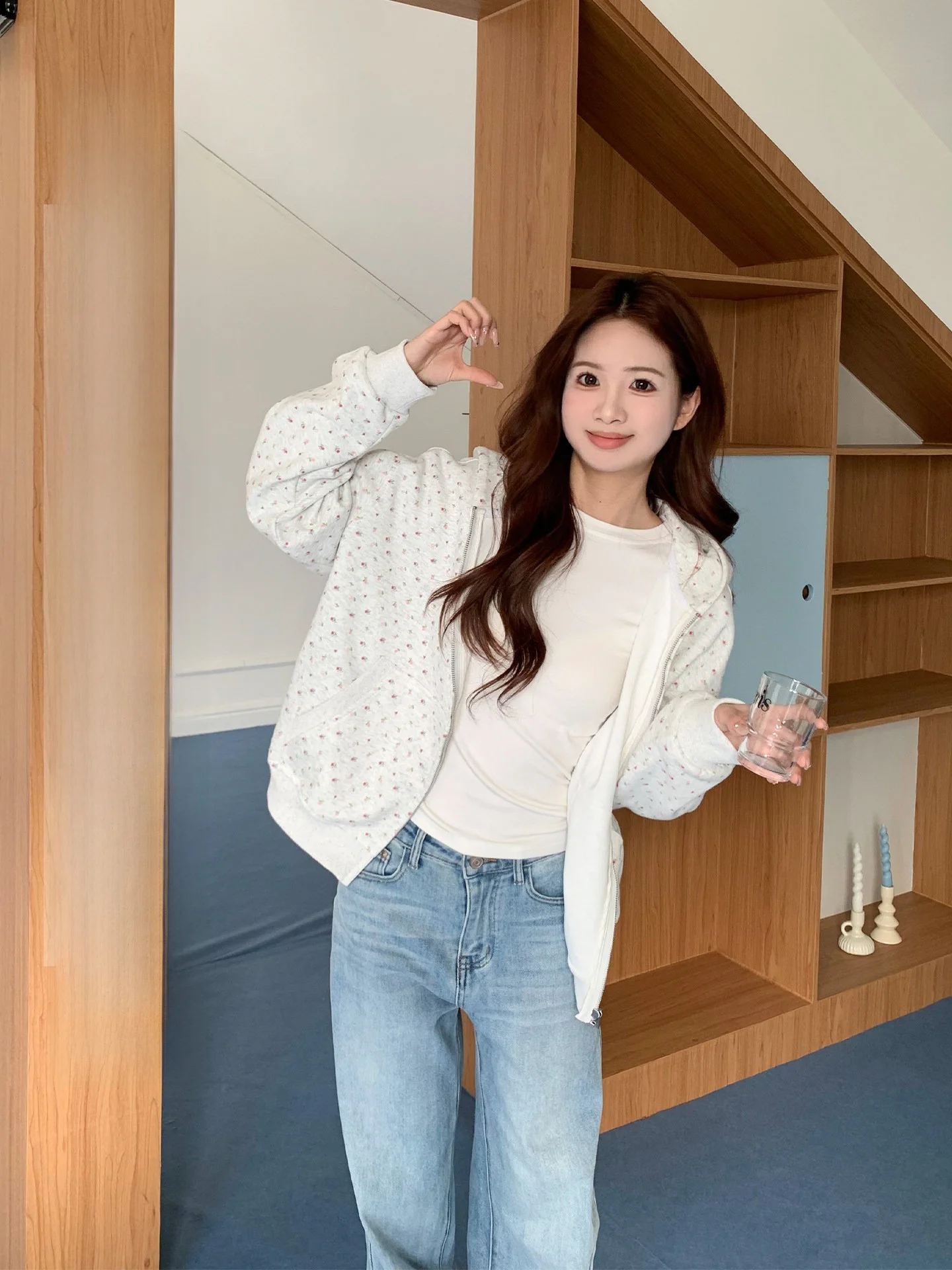 Orange Tree Where Print Hooded Jacket Women's Autumn Winter Slimming Casual Sweatshirt Open Cardigan Top Floral Patterned Lad...
Orange Tree Where Print Hooded Jacket Women's Autumn Winter Slimming Casual Sweatshirt Open Cardigan Top Floral Patterned Lad...