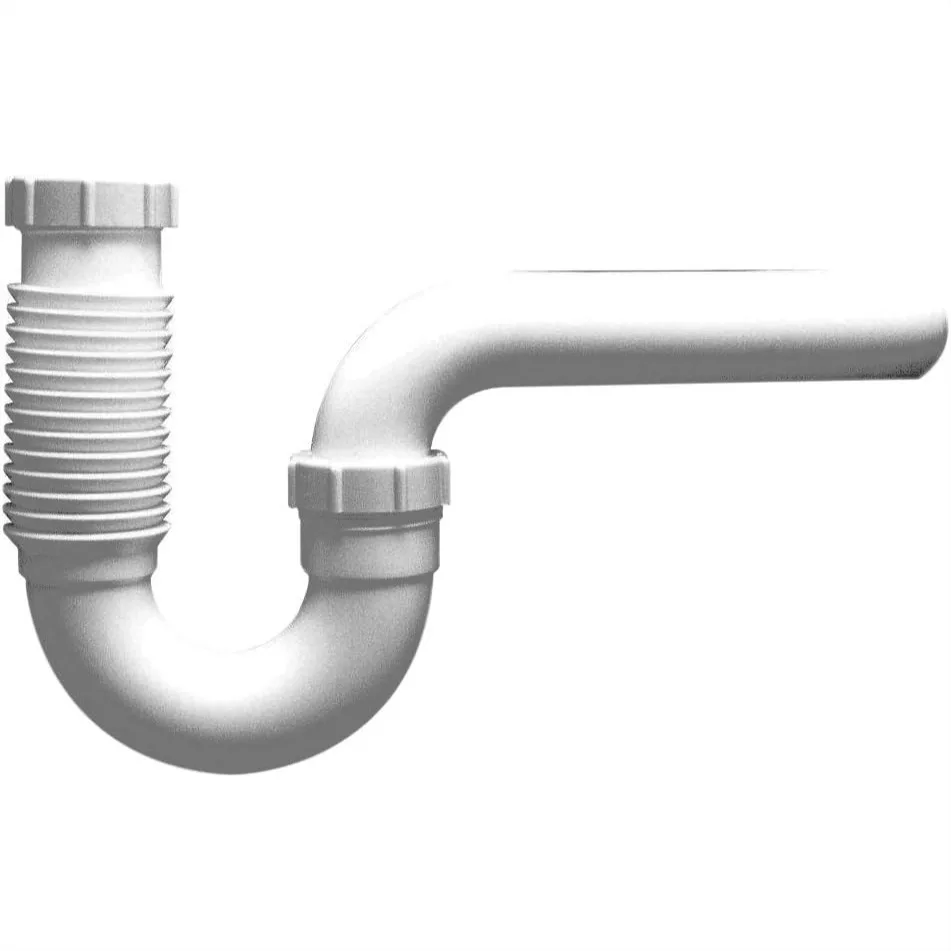 Flexible P-Trap, Expandable from 10" to 13" for 1-1/2" or 1-1/4" Pipes, Universal Accordion Design for Tight Spaces
Flexible P-Trap, Expandable from 10" to 13" for 1-1/2" or 1-1/4" Pipes, Universal Accordion Design for Tight Spaces