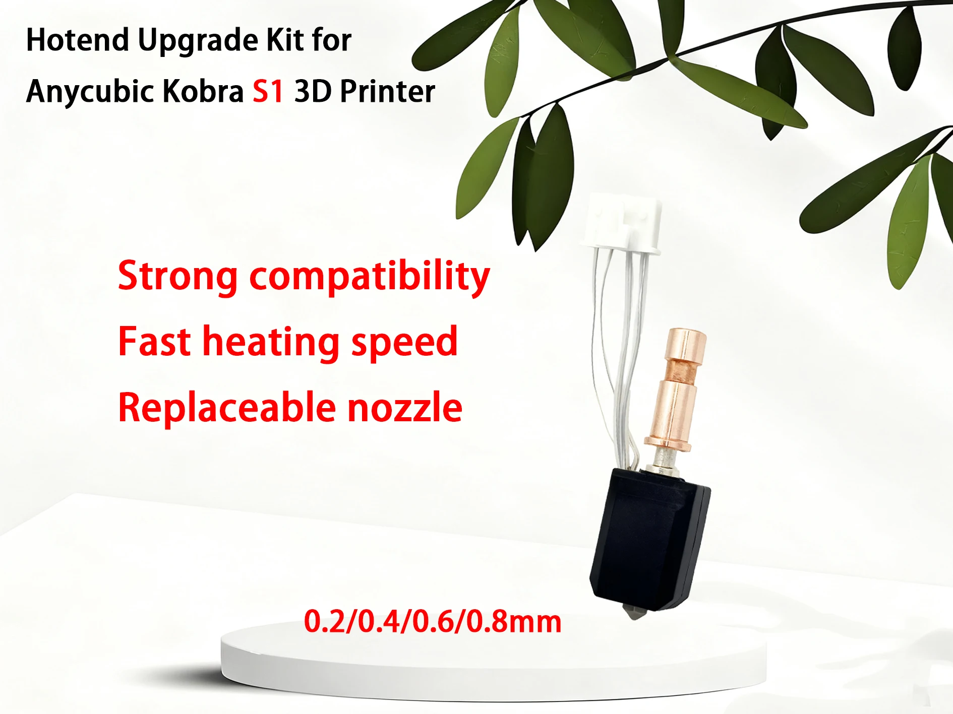 Для Anycubic Kobra S1 Hotend керамическая насадка Kobra S1 Combo Head S1C 3d-принтер 24 В 48 Вт Быстрый нагрев 320 ℃ Аксессуары для 3D-принтеров
Для Anycubic Kobra S1 Hotend керамическая насадка Kobra S1 Combo Head S1C 3d-принтер 24 В 48 Вт Быстрый нагрев 320 ℃ Аксессуары для 3D-принтеров