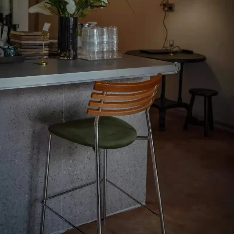 Nordic Light Luxury Bar Chair Retro Italian Reception Desk High Bar Stool Art Designer Modern Party Sillas De Bar Decorations
Nordic Light Luxury Bar Chair Retro Italian Reception Desk High Bar Stool Art Designer Modern Party Sillas De Bar Decorations