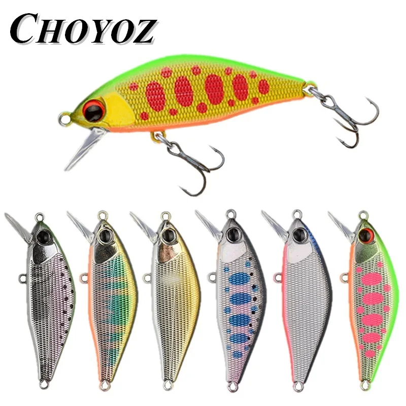 CHOYOZ Minnow Fishing Lure Jerkbait Bait Perch Mini Sinking Wobblers Hard Deep Artificial Spiners Metal 45mm 4g Bearking Рибалка
CHOYOZ Minnow Fishing Lure Jerkbait Bait Perch Mini Sinking Wobblers Hard Deep Artificial Spiners Metal 45mm 4g Bearking Рибалка