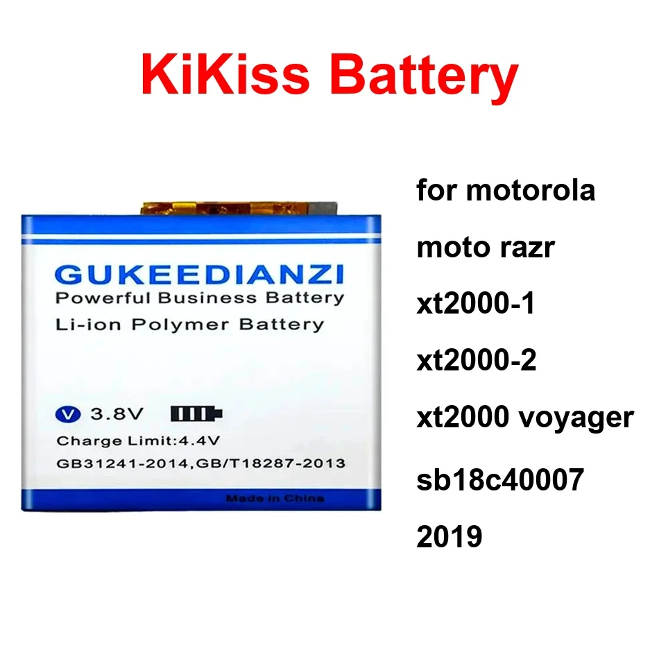 1600-1650Mah KV30 KV40 KV30+KV40 For Motorola Moto Razr XT2000-1 XT2000-2 XT2000 Voyager Sb18c40007 2019 Mobile Phone Battery
1600-1650Mah KV30 KV40 KV30+KV40 For Motorola Moto Razr XT2000-1 XT2000-2 XT2000 Voyager Sb18c40007 2019 Mobile Phone Battery