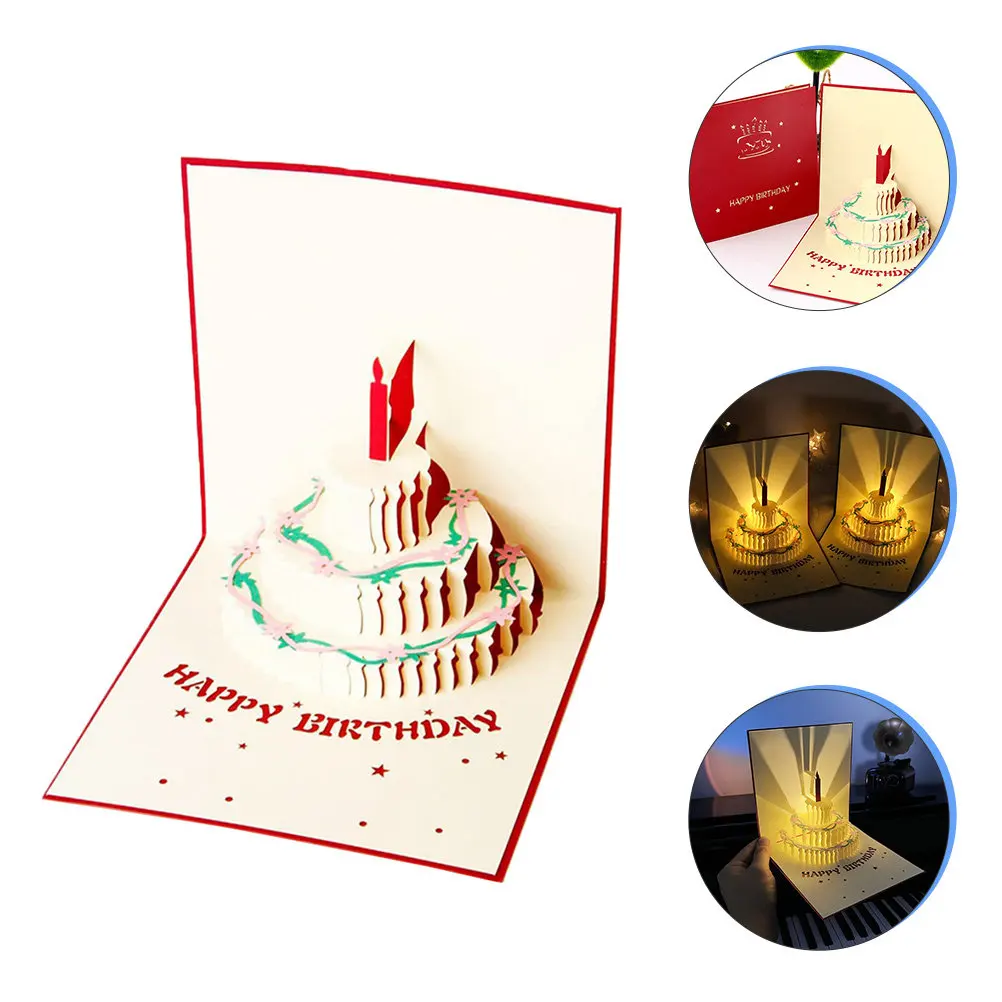Music Playing Light Birthday Card Paper Greeting Card with Birthday Cake Theme Delicate Visual Effect for Party Gift
Music Playing Light Birthday Card Paper Greeting Card with Birthday Cake Theme Delicate Visual Effect for Party Gift