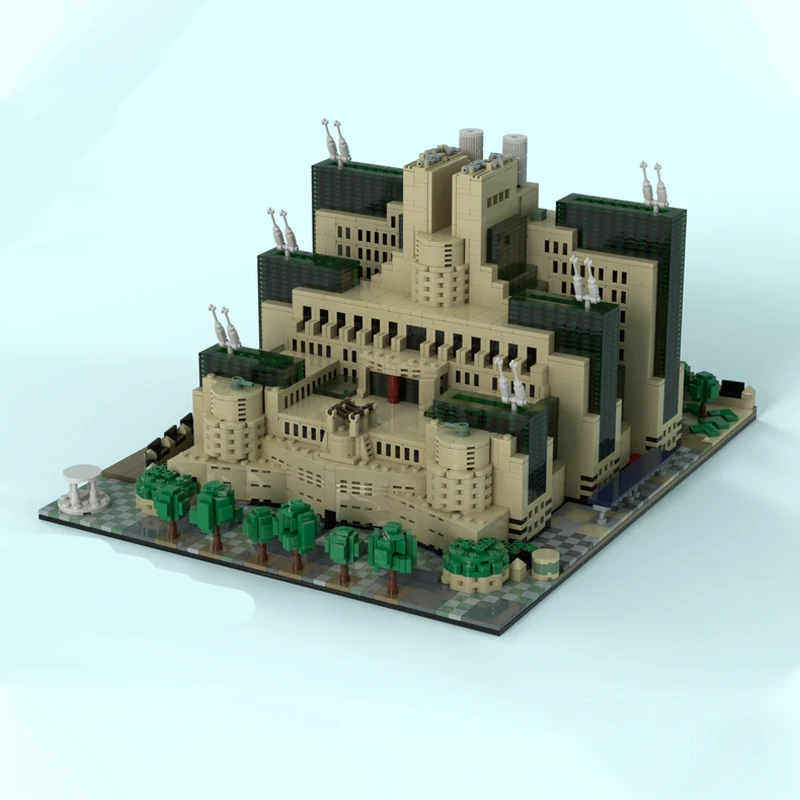 6758PCS MOC Street View Sis Building Vauxhall Cross MI6 Model Custom Building Blocks Architecture DIY Assembly Display Gift Set
6758PCS MOC Street View Sis Building Vauxhall Cross MI6 Model Custom Building Blocks Architecture DIY Assembly Display Gift Set