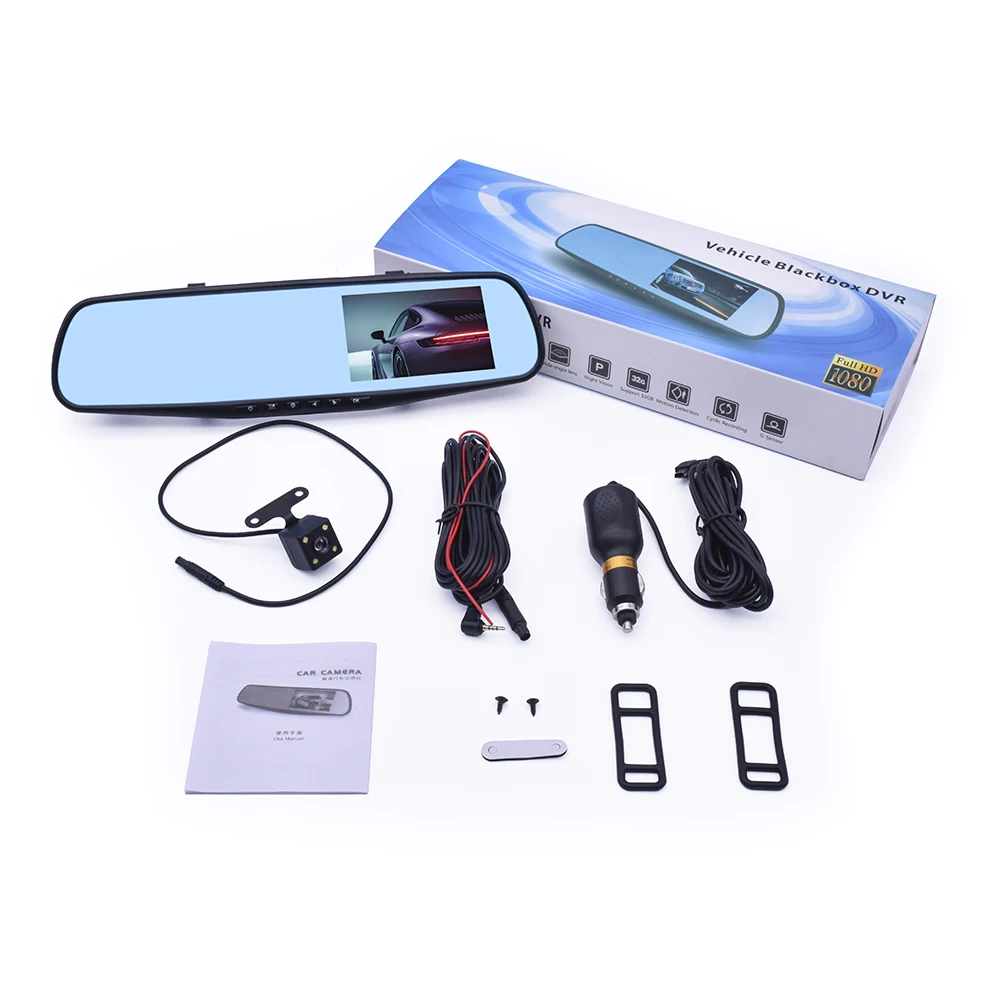 Car Dvr Camera Rearview Mirror Dash Digital Video Recorder Dual Lens Registratory Camcorder Full HD 1080P Auto 4.3 Inch
Car Dvr Camera Rearview Mirror Dash Digital Video Recorder Dual Lens Registratory Camcorder Full HD 1080P Auto 4.3 Inch
