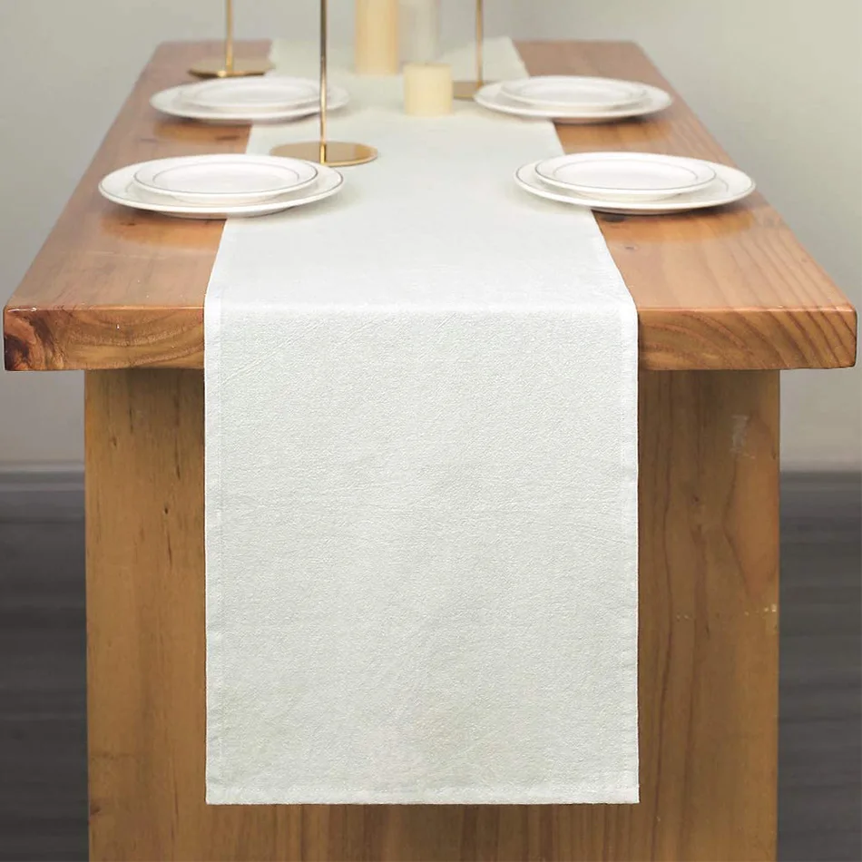 Solid Colour 100% Cotton Table Runner Event Party Supplies Simple Elegant Fabric Decor Placemat for Holiday Wedding Christmas
Solid Colour 100% Cotton Table Runner Event Party Supplies Simple Elegant Fabric Decor Placemat for Holiday Wedding Christmas