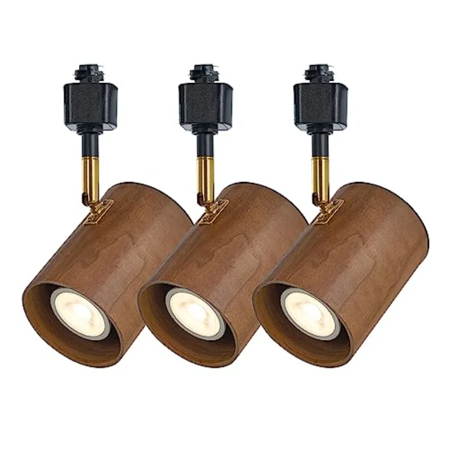 Modern H Type Track Lighting Adjustable Black Finish and Real Dark Wood Lampshade Spotlight Heads Brass Swivel Item Kit for Acc
Modern H Type Track Lighting Adjustable Black Finish and Real Dark Wood Lampshade Spotlight Heads Brass Swivel Item Kit for Acc