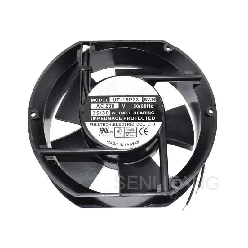 Вентилятор 230 В UF-15P23 BWH для кулера FULLTECH 35/30 Вт 172x150x50 мм, 2 линии
Вентилятор 230 В UF-15P23 BWH для кулера FULLTECH 35/30 Вт 172x150x50 мм, 2 линии
