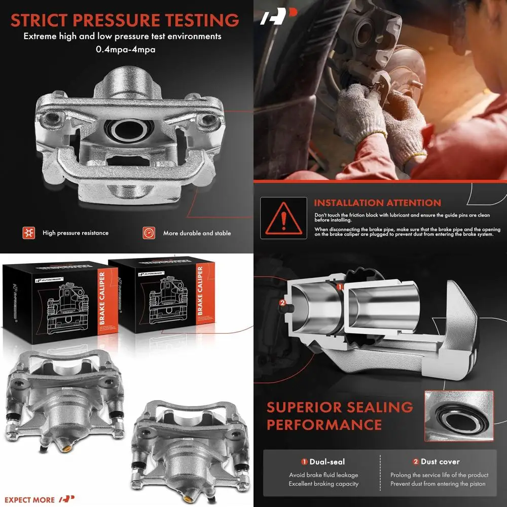 Суппорт дискового тормоза A-Premium с кронштейном, совместимый с модельми Select Geo и Toyota — Prizm/Corolla 1993, 1994, 1995 1
Суппорт дискового тормоза A-Premium с кронштейном, совместимый с модельми Select Geo и Toyota — Prizm/Corolla 1993, 1994, 1995 1