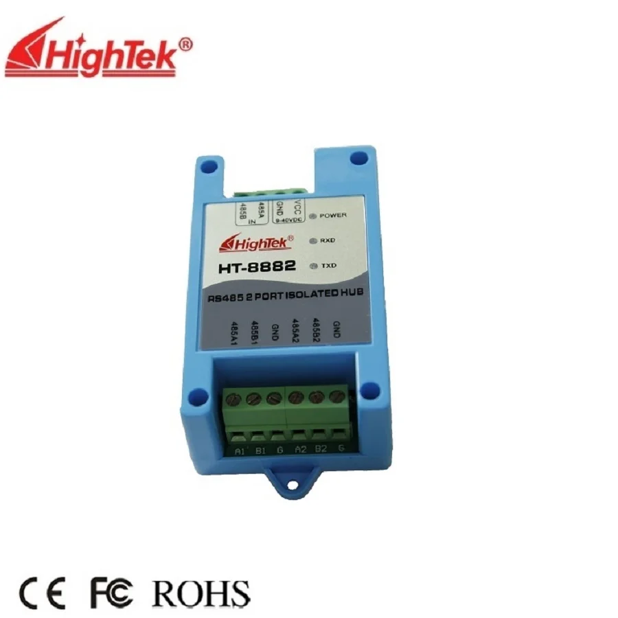 HighTek Industrial Grade RS485 Repeater 2 Port Hub Signal Amplifier Anti-jamming and Lightning Protection
HighTek Industrial Grade RS485 Repeater 2 Port Hub Signal Amplifier Anti-jamming and Lightning Protection