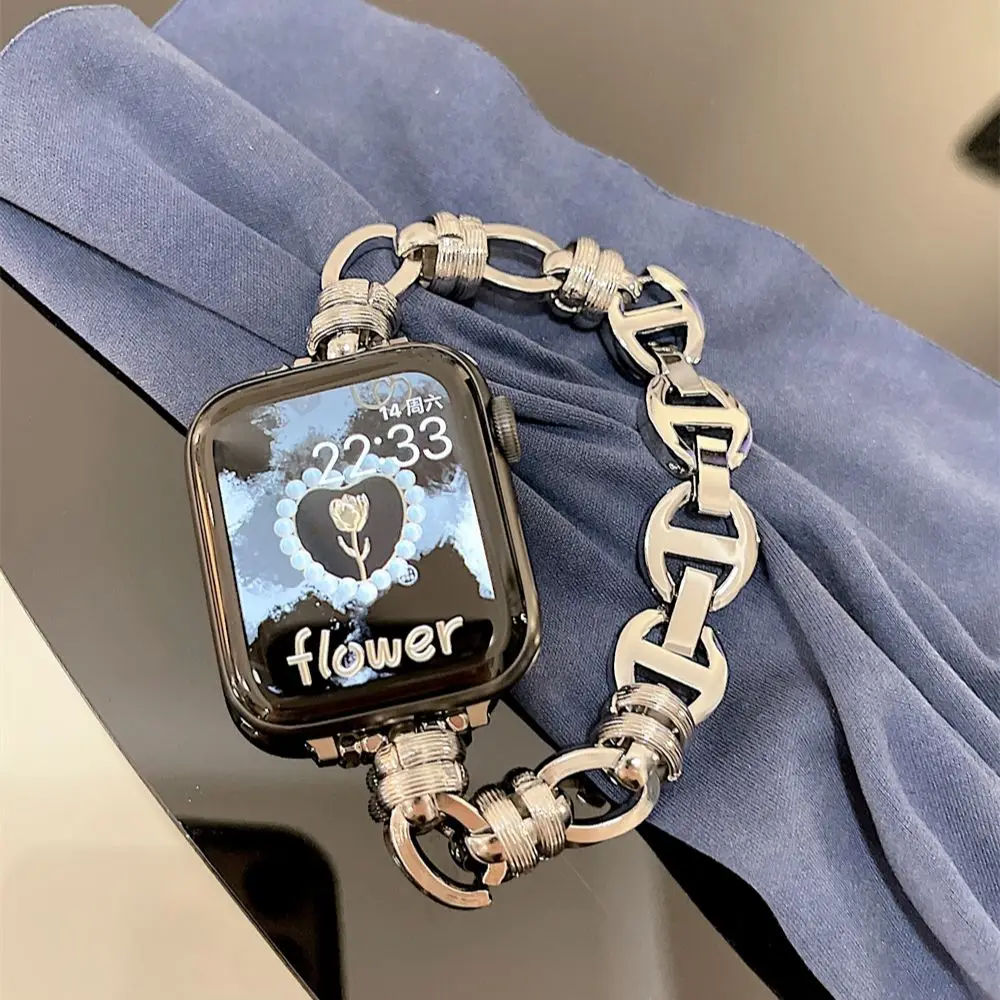 Lady Strap for Apple Watch Band 45mm/41mm 42mm/38mm/44mm/40mm Luxury Metal Woman Watchband Iwatch Series 7 SE 6 5 4 3 2 Bracelet
Lady Strap for Apple Watch Band 45mm/41mm 42mm/38mm/44mm/40mm Luxury Metal Woman Watchband Iwatch Series 7 SE 6 5 4 3 2 Bracelet