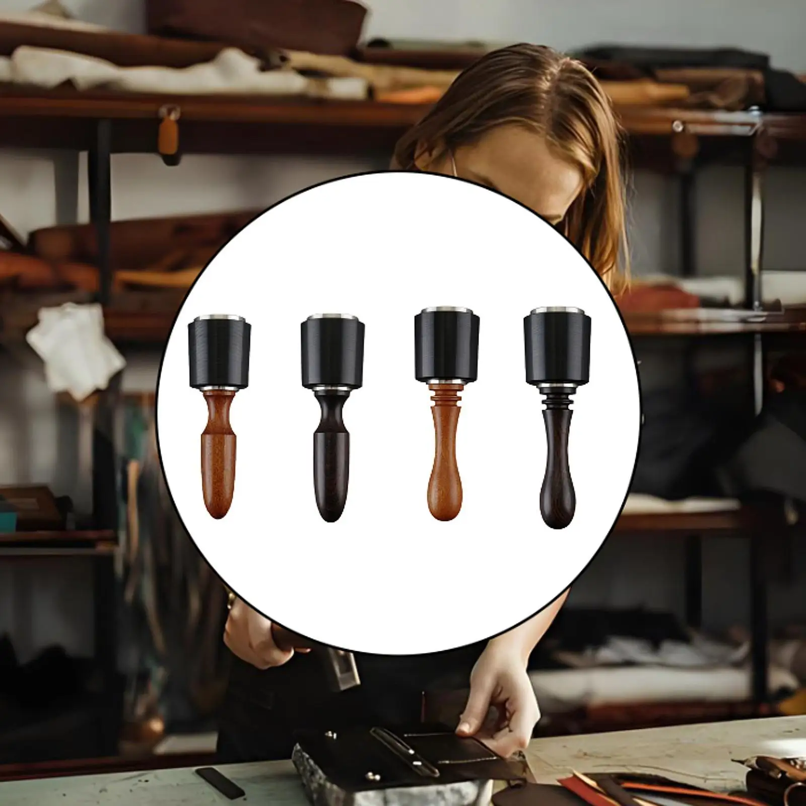 Professional Leather Tool Hammer Mallet Nylon Wood Handle for Leather Crafting Stamping and DIY Leather Works
Professional Leather Tool Hammer Mallet Nylon Wood Handle for Leather Crafting Stamping and DIY Leather Works