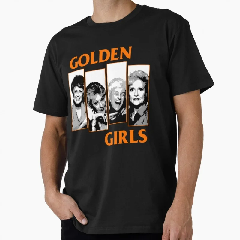 80's Retro TV Sitcom The Golden Girls Gift T Shirt for fans 100% Cotton Print tee Old Ladies Graphic Clothes US Size Tops S-6XL
80's Retro TV Sitcom The Golden Girls Gift T Shirt for fans 100% Cotton Print tee Old Ladies Graphic Clothes US Size Tops S-6XL