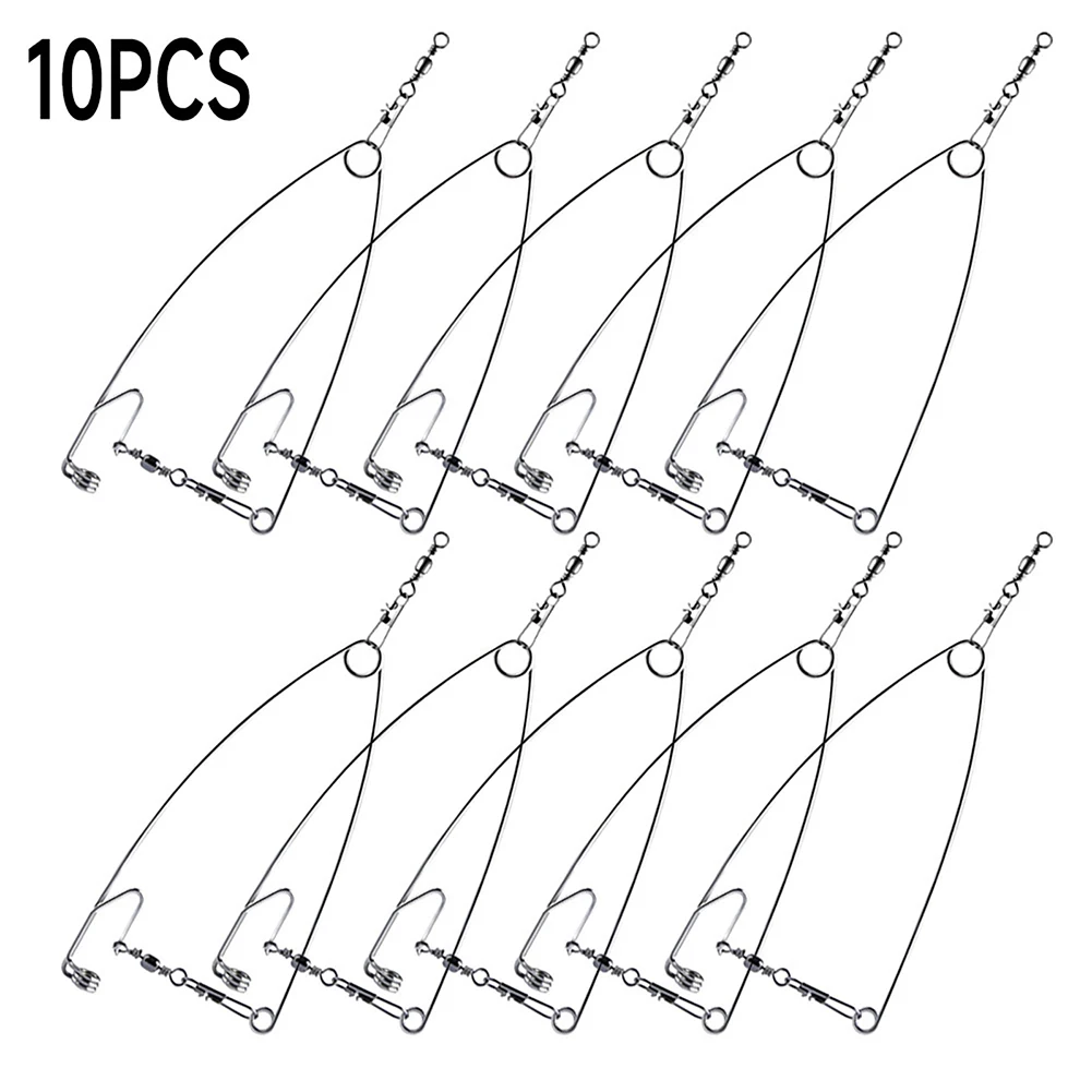 10pcs Automatic Fishing Hook Adjustable Rust Resistant Stainless Steel Hook Trigger Auto Fishing Tool Accessories Tools
10pcs Automatic Fishing Hook Adjustable Rust Resistant Stainless Steel Hook Trigger Auto Fishing Tool Accessories Tools