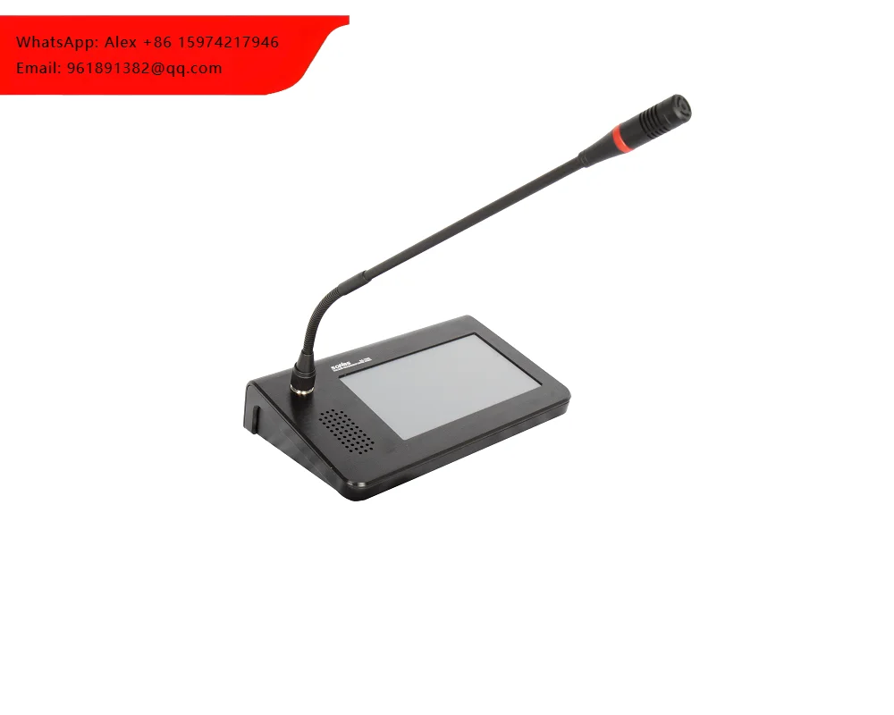 Intelligent IP Network PA System IP Paging Microphone With Touch Screen
Intelligent IP Network PA System IP Paging Microphone With Touch Screen