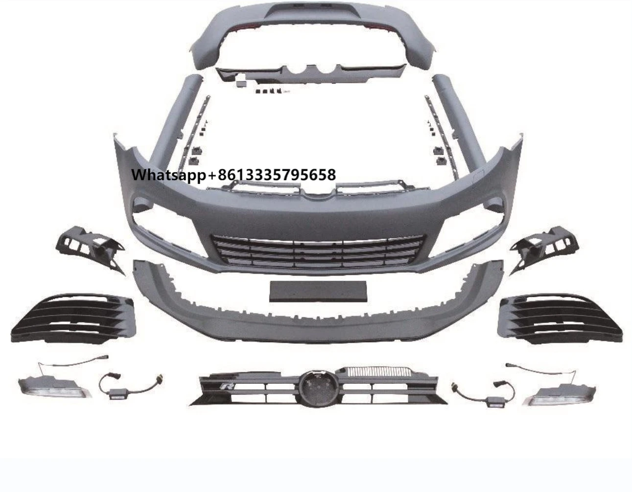 Golf 6 Upgrade to Golf 6R20 Front Bumper Fog Light Frame Car Accessories Set of Good Quality
Golf 6 Upgrade to Golf 6R20 Front Bumper Fog Light Frame Car Accessories Set of Good Quality