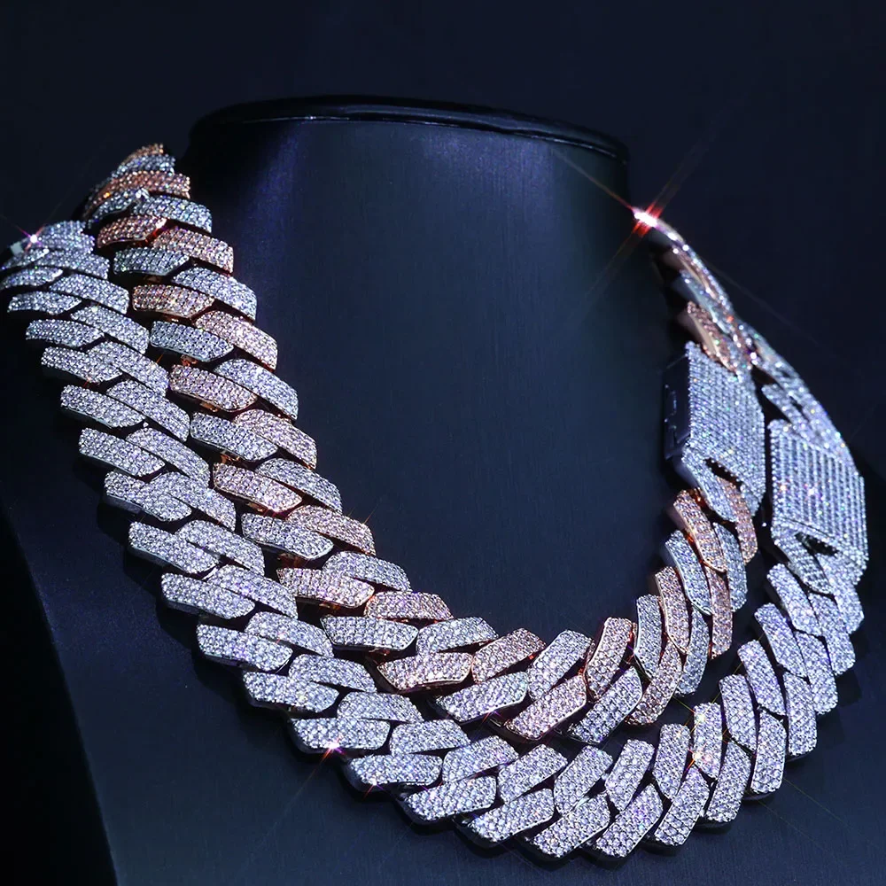 2026NUOYA 20MM Iced 5A CZ Miami Cuban Necklace Hip Hop Rapper Two Color Cuban Link Chain Christmas Gift
2026NUOYA 20MM Iced 5A CZ Miami Cuban Necklace Hip Hop Rapper Two Color Cuban Link Chain Christmas Gift