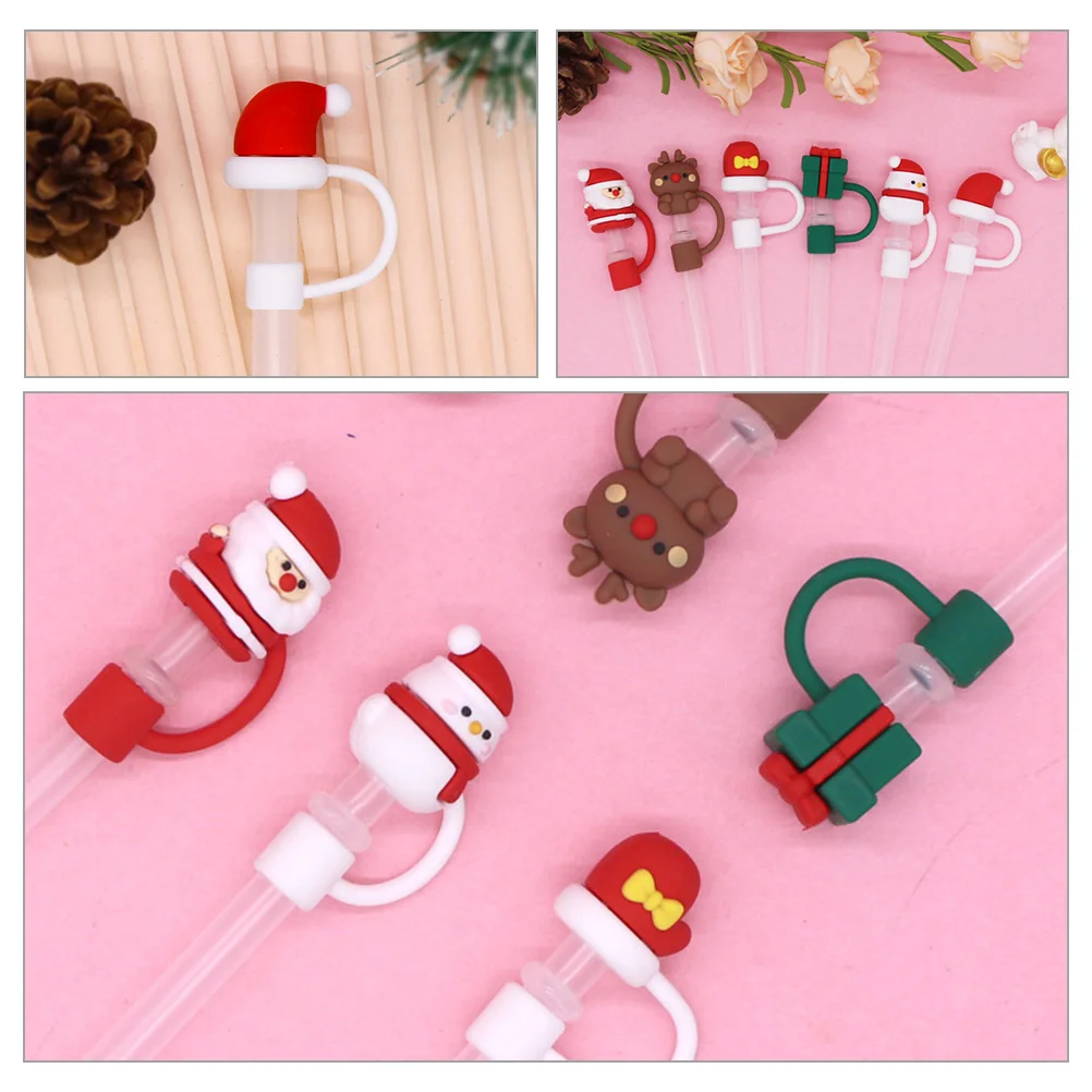 6 Pcs Straw Plug Set Caps for Tumblers Dust Cover Covers Silica Gel Multi-color Protectors
6 Pcs Straw Plug Set Caps for Tumblers Dust Cover Covers Silica Gel Multi-color Protectors