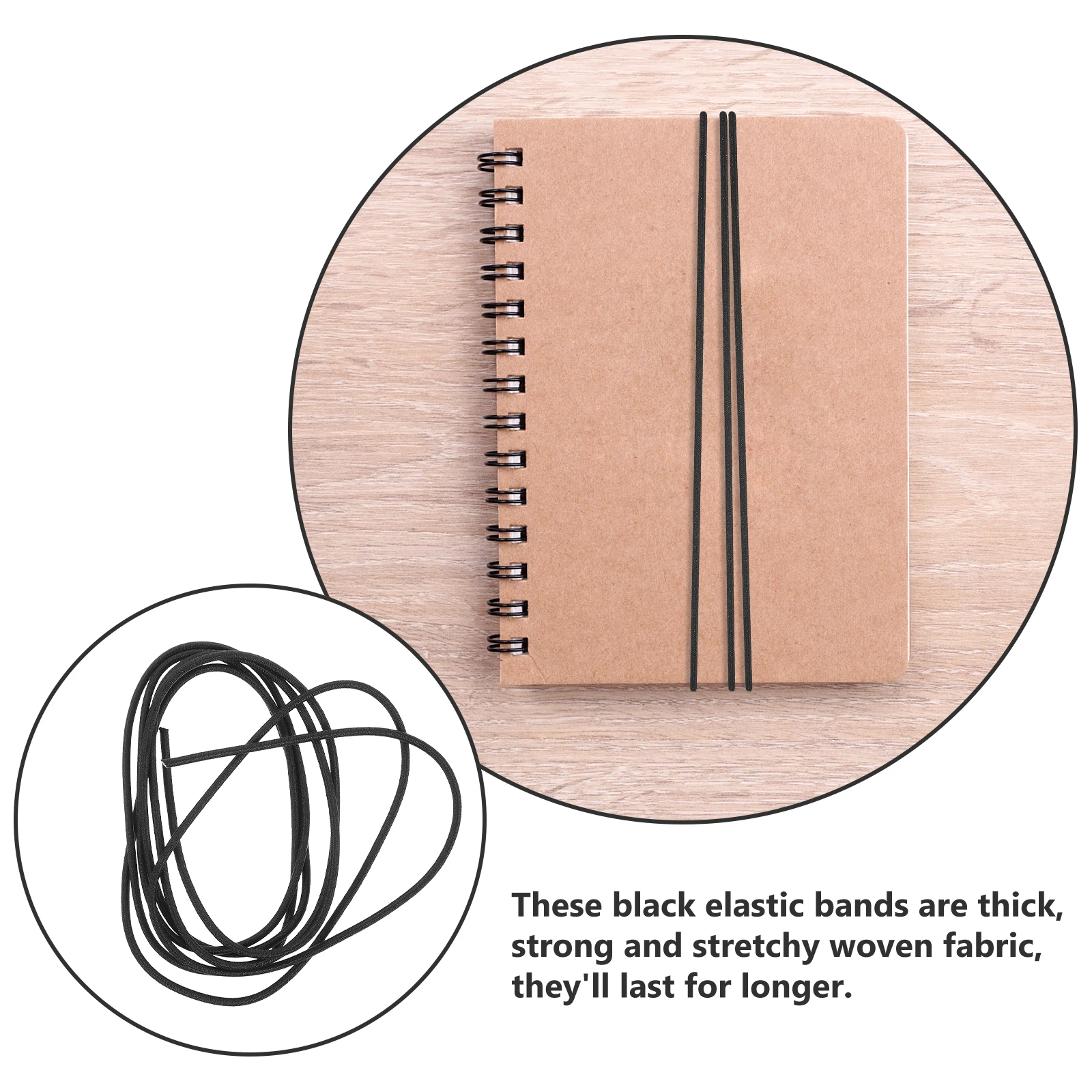 6 Black Elastic Bands Thick Strong Stretchy Premium Nylon Metal Buckle Suitable A5 Traveler Notebooks Journals Refills
6 Black Elastic Bands Thick Strong Stretchy Premium Nylon Metal Buckle Suitable A5 Traveler Notebooks Journals Refills