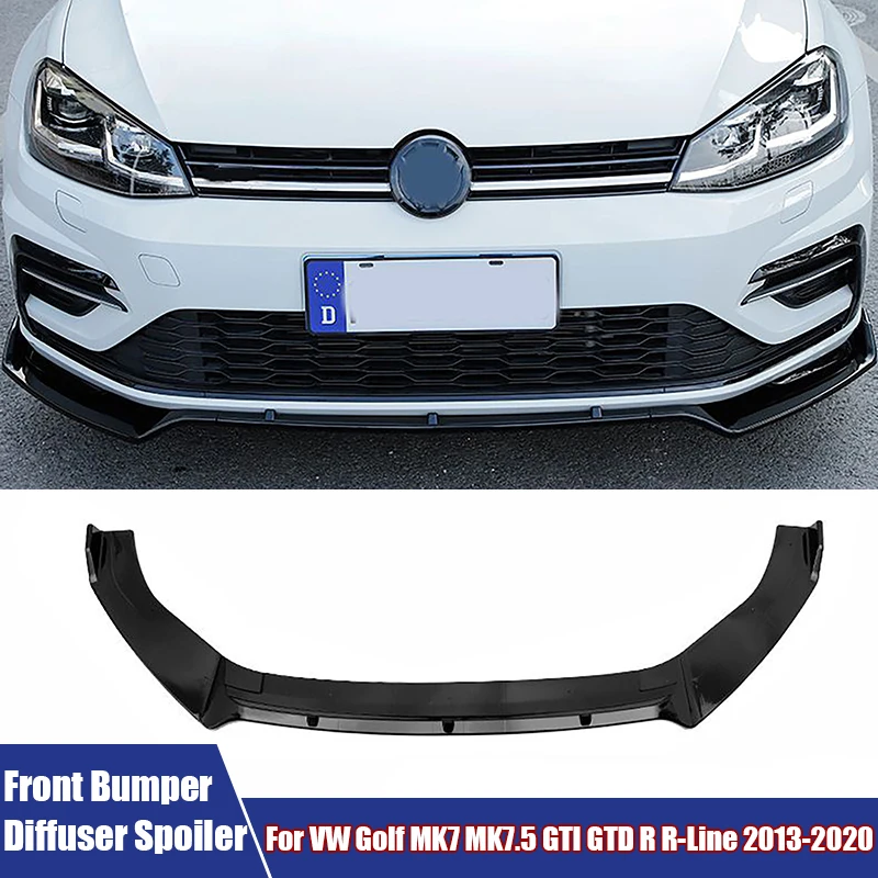 3Pcs/Set Car Front Bumper Lip Diffuser Spoiler Protective Decorative Frame Fit For VW Golf MK7 MK7.5 GTI GTD R R-Line 2013-2020
3Pcs/Set Car Front Bumper Lip Diffuser Spoiler Protective Decorative Frame Fit For VW Golf MK7 MK7.5 GTI GTD R R-Line 2013-2020