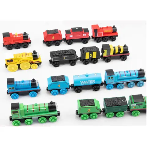 โทมัสและเพื่อนชุดรถไฟไม้ Thomas Edward Percy Gorden ของเล่นรถไฟแม่เหล็กของเล่นสําหรับชาย