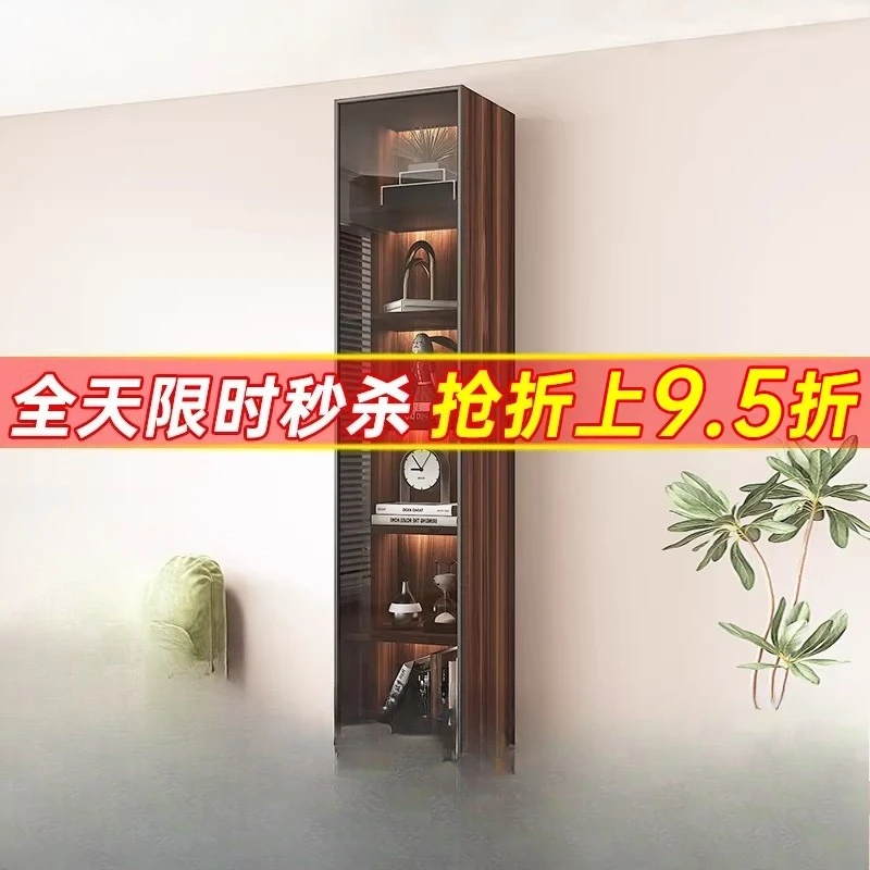 Solid wood with glass door Walnut living room figure TV Home display locker
Solid wood with glass door Walnut living room figure TV Home display locker