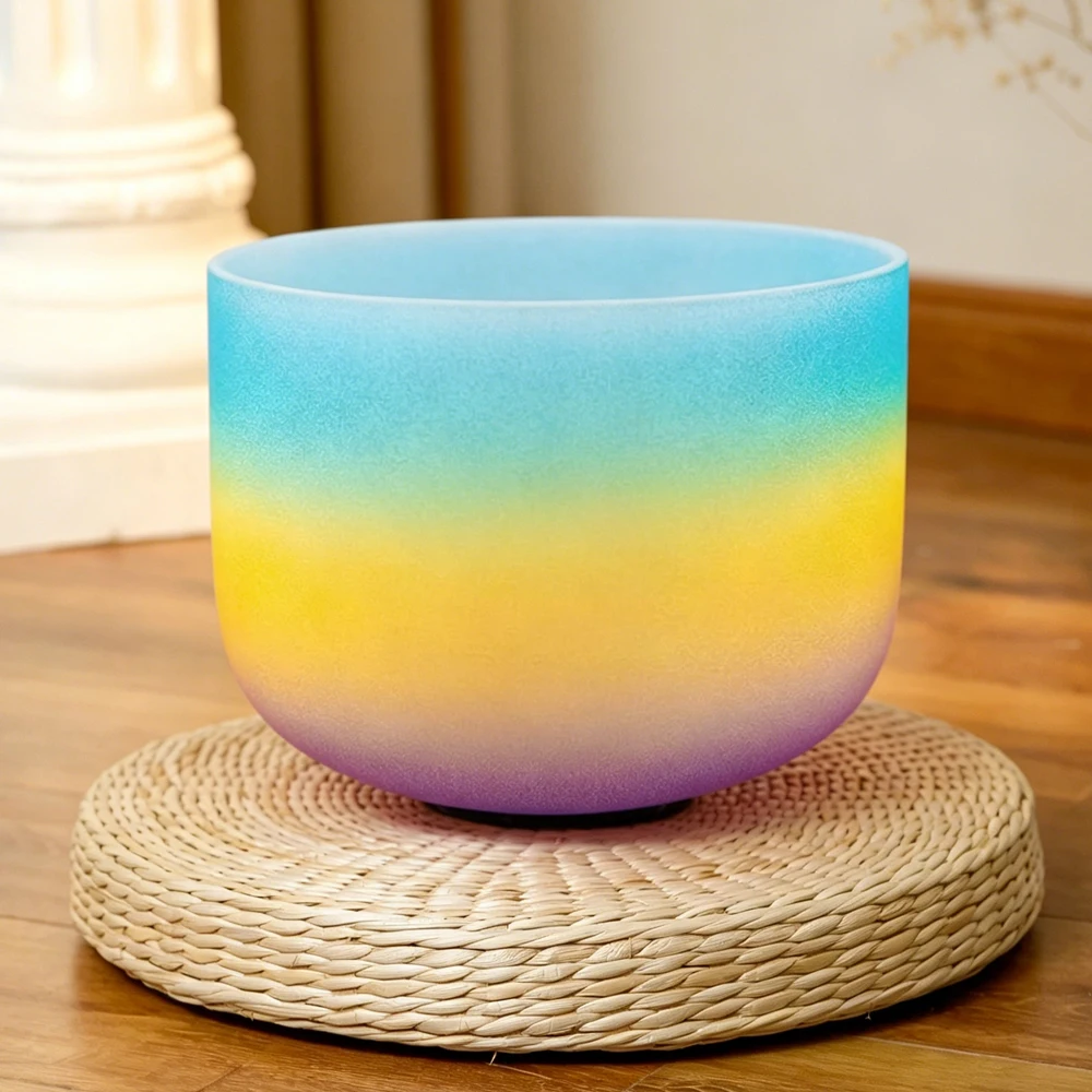 Hye-eun 8inch 440hz/432hz Rainbow Crystal Singing Bowl Chakra Meditation Musical Instruments Sound Tibetan Bowls
Hye-eun 8inch 440hz/432hz Rainbow Crystal Singing Bowl Chakra Meditation Musical Instruments Sound Tibetan Bowls