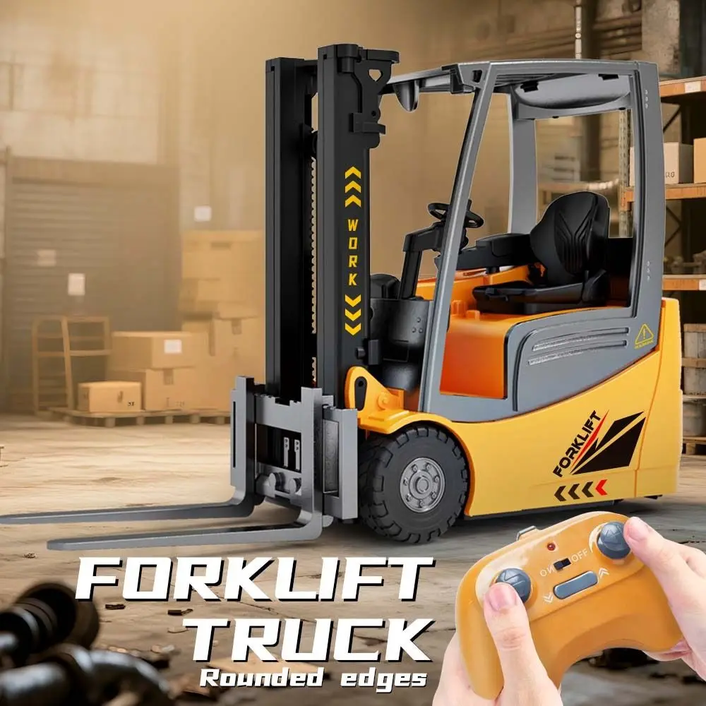 Metal Plastic Remote Control Forklift 1/16 Six Channel Engineering Vehicle Yellow&Grey Collection Tabletop Toys Model Kids Gift
Metal Plastic Remote Control Forklift 1/16 Six Channel Engineering Vehicle Yellow&Grey Collection Tabletop Toys Model Kids Gift