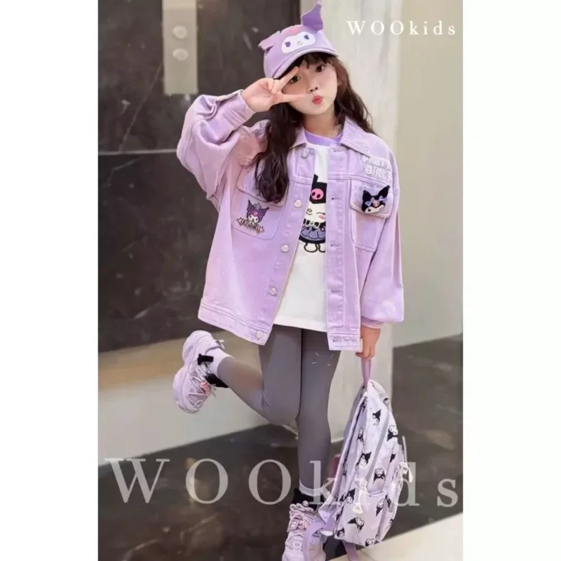 Sweet Anime Long Sleeve Coat Kawaii Anime Sanrio Spring Autumn Cute Cartoon Kuromi Baby Casual Fashion Jacket Clothing Gifts
Sweet Anime Long Sleeve Coat Kawaii Anime Sanrio Spring Autumn Cute Cartoon Kuromi Baby Casual Fashion Jacket Clothing Gifts