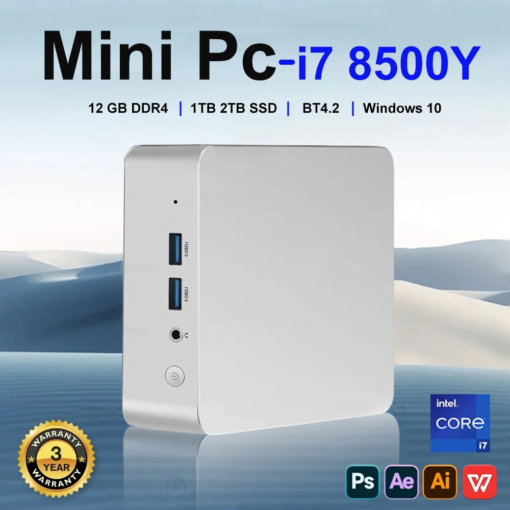 Мини-ПК Intel Core i7 8500Y Компьютер Windows 10 12 ГБ DDR4 1 ТБ 2 ТБ M.2 SSD Портативный мини-игровой ПК WiFi 6 BT4.2 Мини-настольный ПК
Мини-ПК Intel Core i7 8500Y Компьютер Windows 10 12 ГБ DDR4 1 ТБ 2 ТБ M.2 SSD Портативный мини-игровой ПК WiFi 6 BT4.2 Мини-настольный ПК