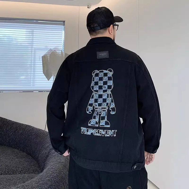 plus Size Men's Jacket Loose Fit Embroidered Denim Spring Autumn Trendy plus Size Fat Guy Casual Outerwear Breathable Cotton ...
plus Size Men's Jacket Loose Fit Embroidered Denim Spring Autumn Trendy plus Size Fat Guy Casual Outerwear Breathable Cotton ...