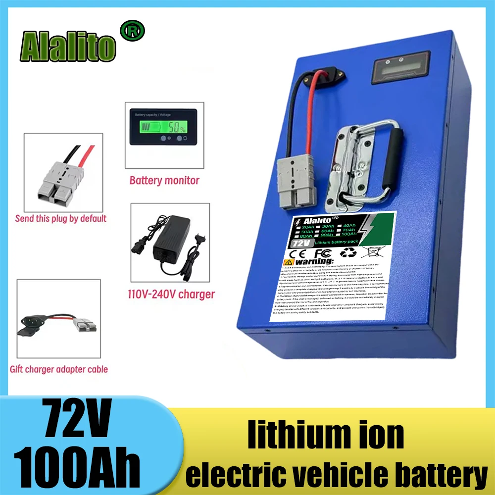 72V 20Ah-100Ah electric motorcycle two wheel foldable Citycoco electric motorcycle lithium-ion battery pack 3000W
72V 20Ah-100Ah electric motorcycle two wheel foldable Citycoco electric motorcycle lithium-ion battery pack 3000W