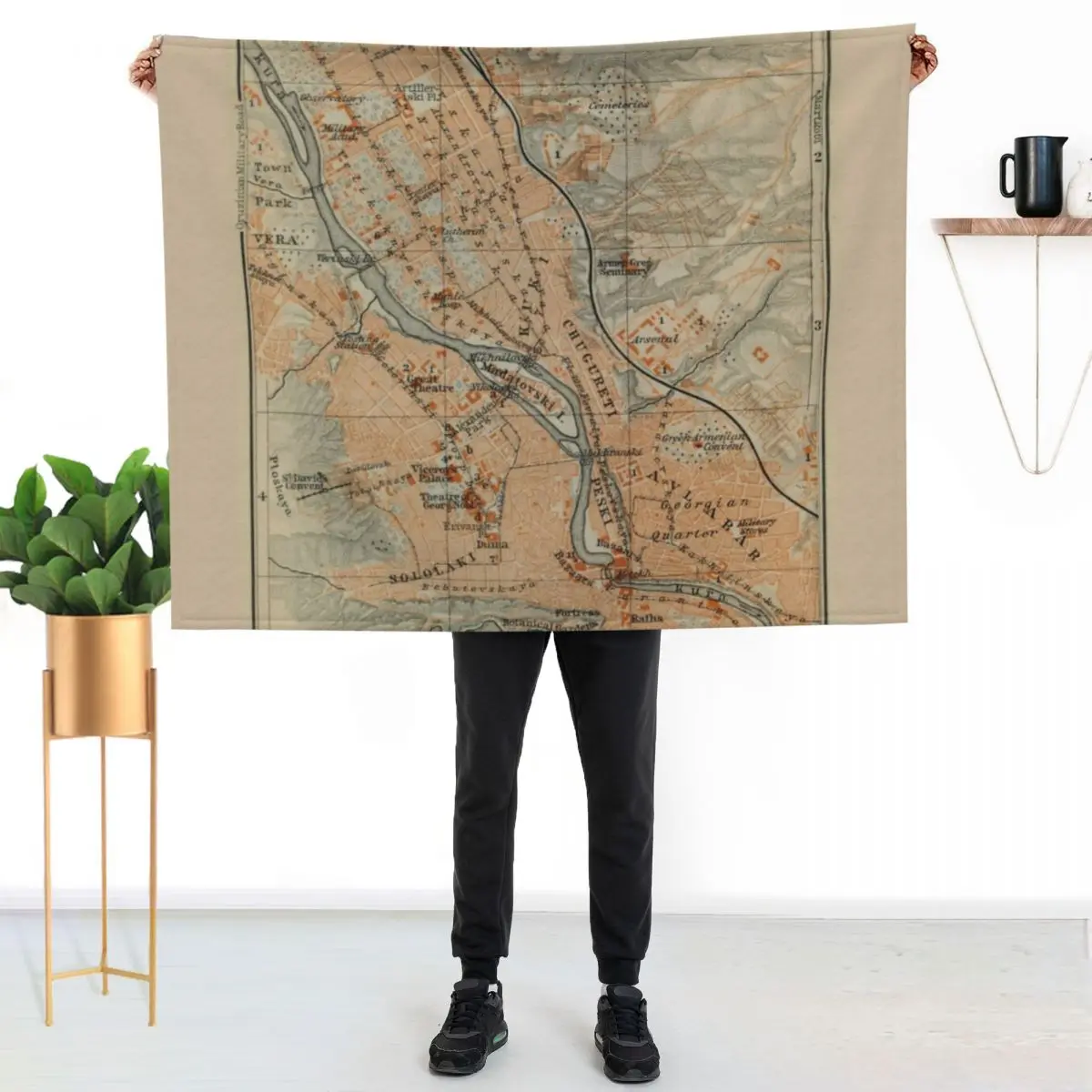 Vintage Tbilisi Georgia Map (1914) Throw Blanket Cozy Napping Blanket Gift for Mom Dad
Vintage Tbilisi Georgia Map (1914) Throw Blanket Cozy Napping Blanket Gift for Mom Dad