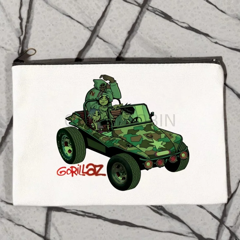 Gorillaz Modern Music Band Cartoon Fashion Makeup Bag Travel Storage Bag Canvas Printed Letter Zero Wallet, Small Storage Bag
Gorillaz Modern Music Band Cartoon Fashion Makeup Bag Travel Storage Bag Canvas Printed Letter Zero Wallet, Small Storage Bag
