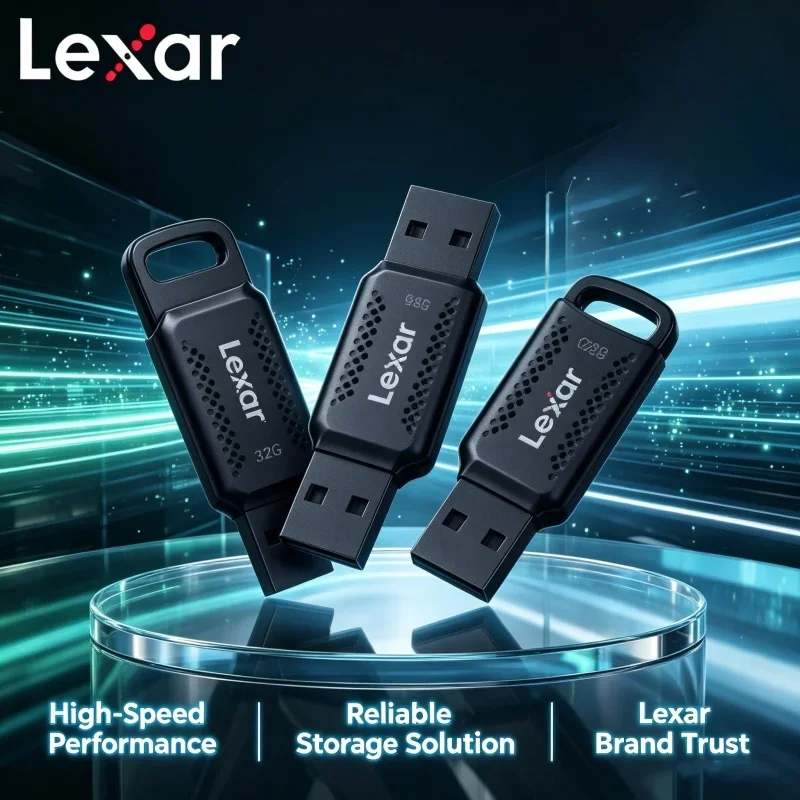 Lexar V400 USB 3.2 Flash Drive for Desktop Laptop 32GB 64GB 128GB High Speed Pen Drive Memory Stick for PC Computer
Lexar V400 USB 3.2 Flash Drive for Desktop Laptop 32GB 64GB 128GB High Speed Pen Drive Memory Stick for PC Computer